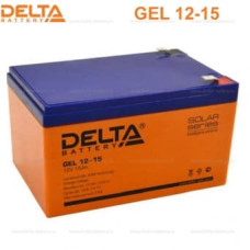 Аккумуляторная батарея Delta GEL 12-15 (12V / 15Ah)