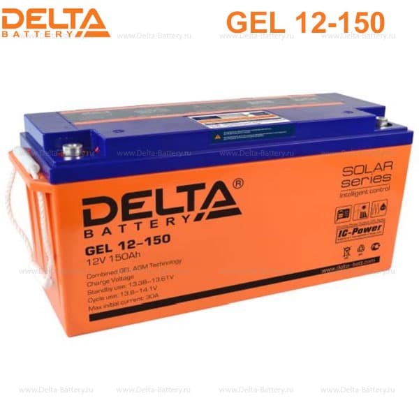 Аккумуляторная батарея Delta GEL 12-150 в Хабаровске