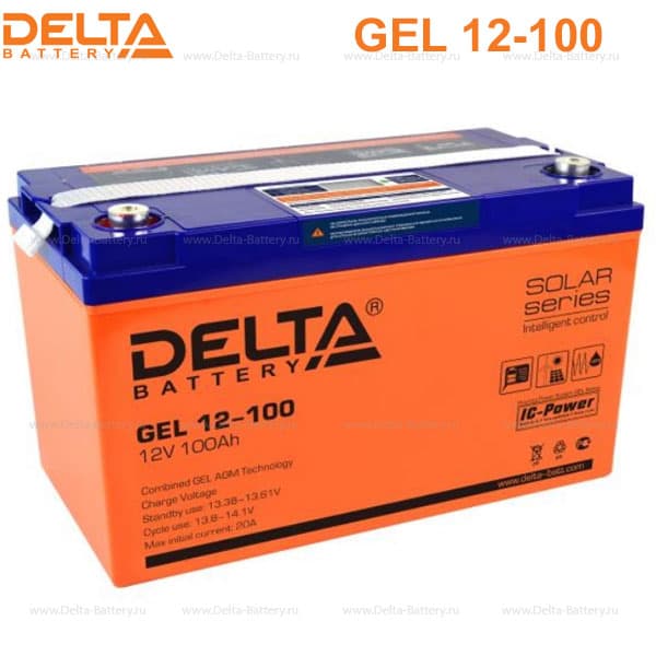 Аккумуляторная батарея Delta GEL 12-100 в Хабаровске