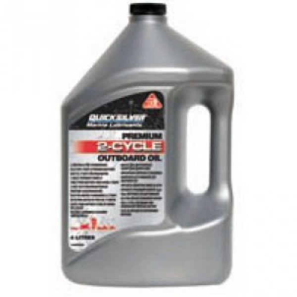 Масло Quicksilver Premium 2-Cycle TСW3 4л 92-858022QB1 в Хабаровске