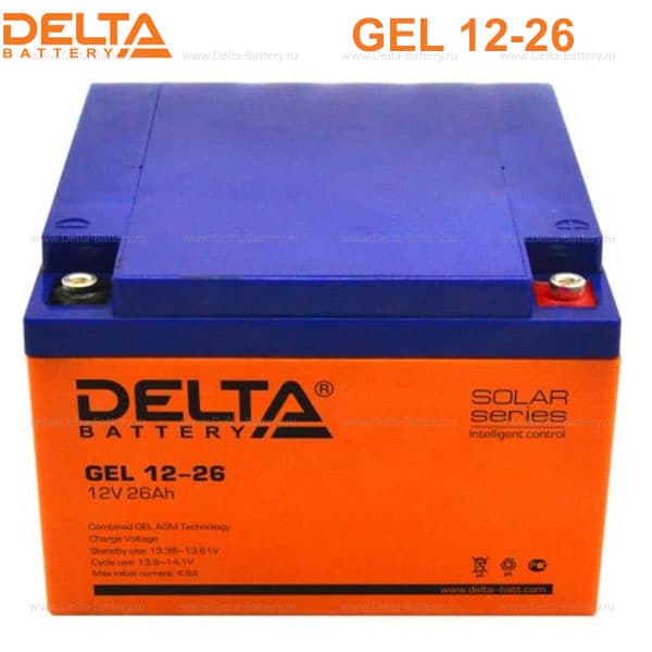 Аккумуляторная батарея Delta GEL 12-26 в Хабаровске