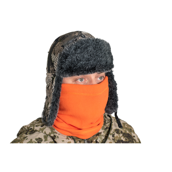 Шарф 3 в 1 / флис / оранжевый в Хабаровске